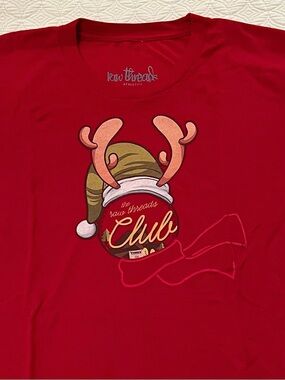 Raw Threads Club 2025 Exclusive Christmas Reindeer Unisex T-Shirt (size Small)